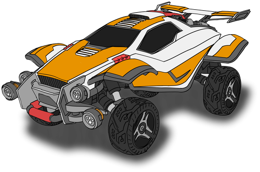 Octane - Rocket League - Monster Truck (531x352), Png Download