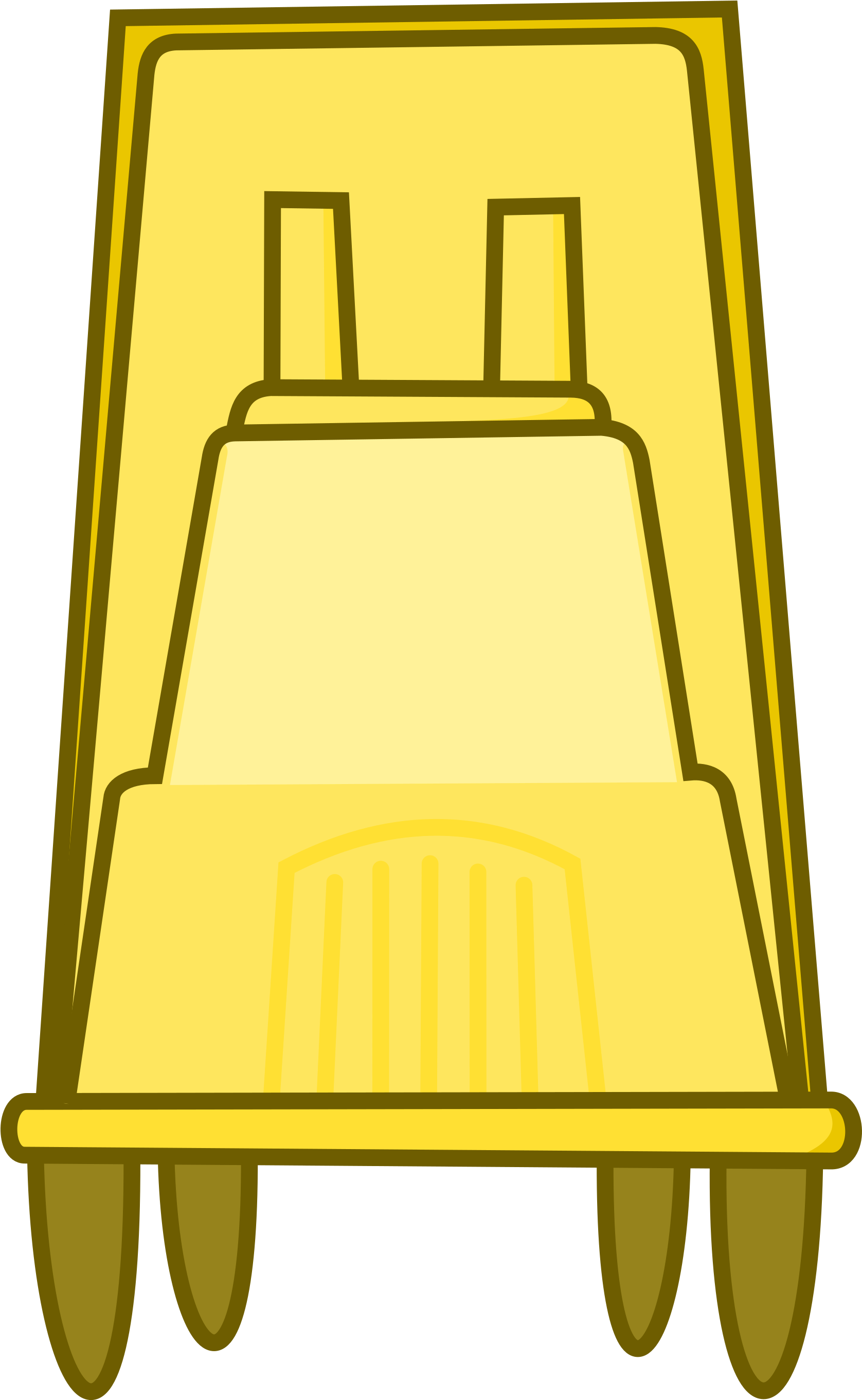 Yellow Truck Front - Wiki (1695x2742), Png Download