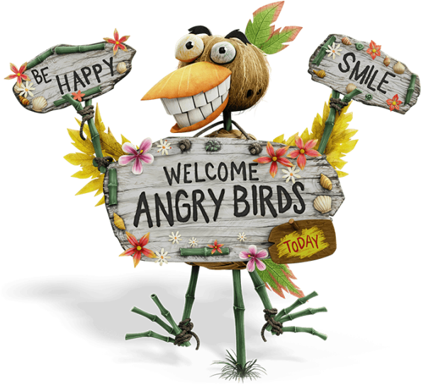 Are You Excited To See The Angry Birds Movie Opening - Angry Birds Bird Island (600x545), Png Download