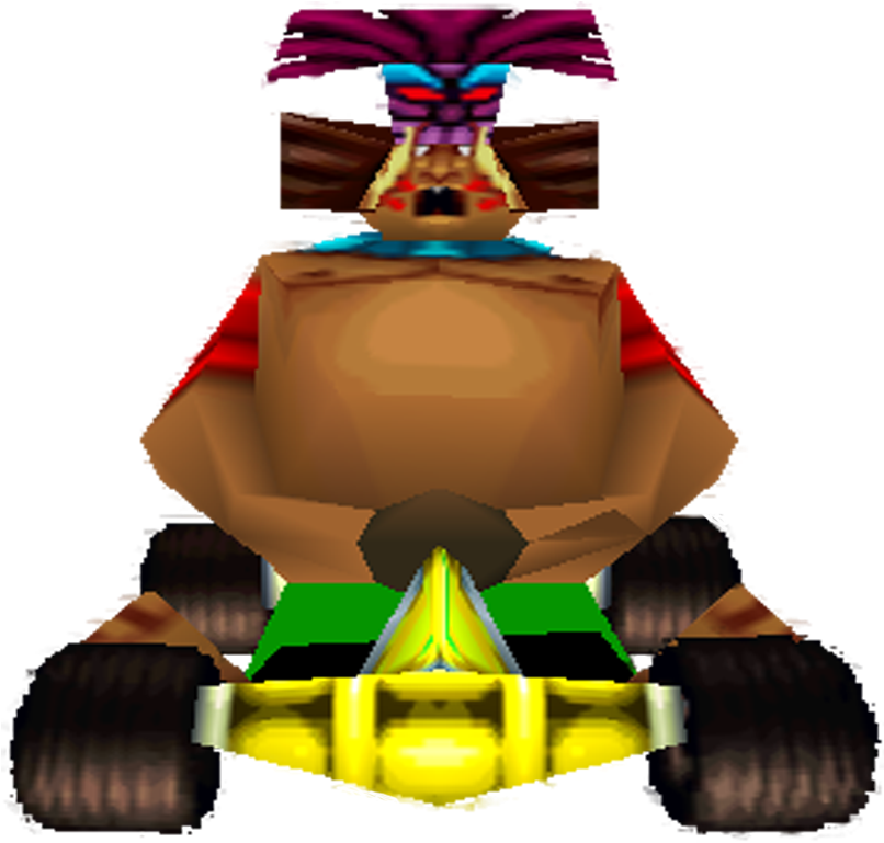 Ctr Papu Papu In-kart - Crash Team Racing Papu Papu (1024x768), Png Download