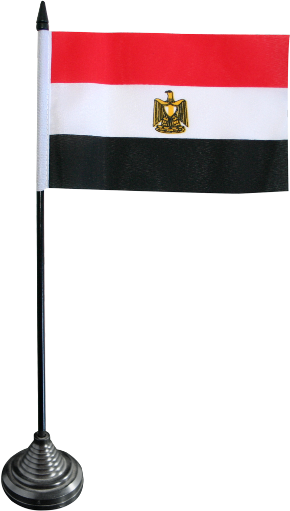 Egypt Table Flag - Drapeau De L Egypte (1500x1176), Png Download