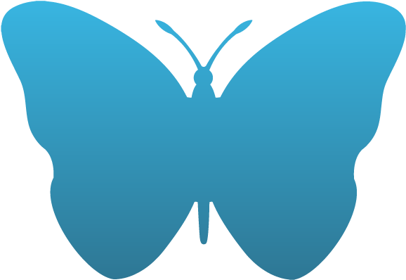 Butterfly (587x543), Png Download