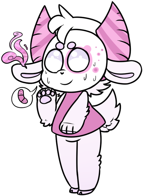 The Coffee Scented Creatures Have Blank Eyes And A - Cartoon (800x800), Png Download