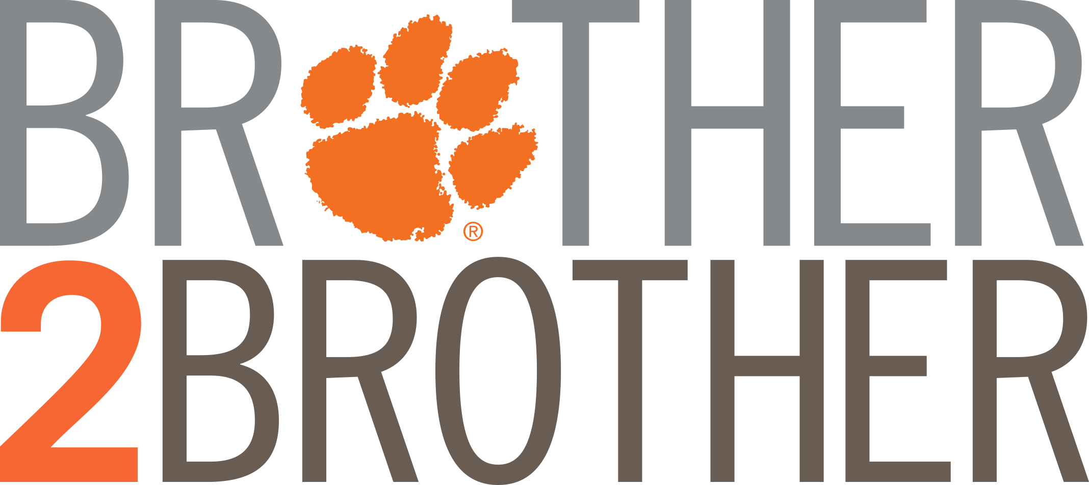 Brother 2 Brother - Ncaa Removable Laptop Sticker, Clemson Tigers (2136x952), Png Download