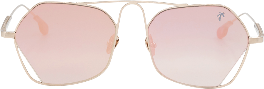 Lbc In Rose Gold Mirror - Glasses (1181x787), Png Download
