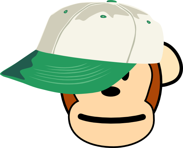 Brother Monkey Clip Art - Girl Monkey Face Cartoon (600x483), Png Download