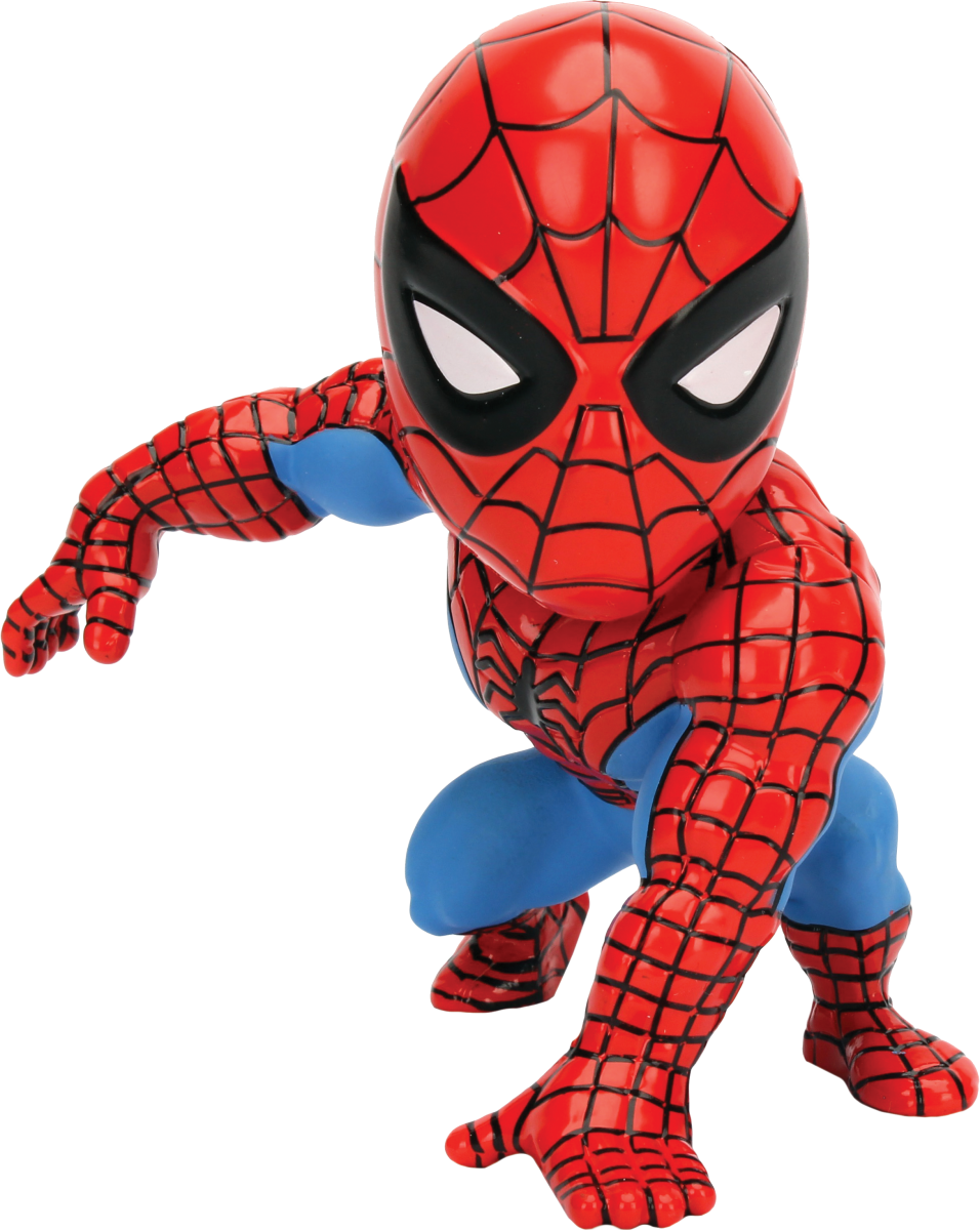 Boneco De Metal Spider Man - Metal Die Cast Marvel (956x1200), Png Download