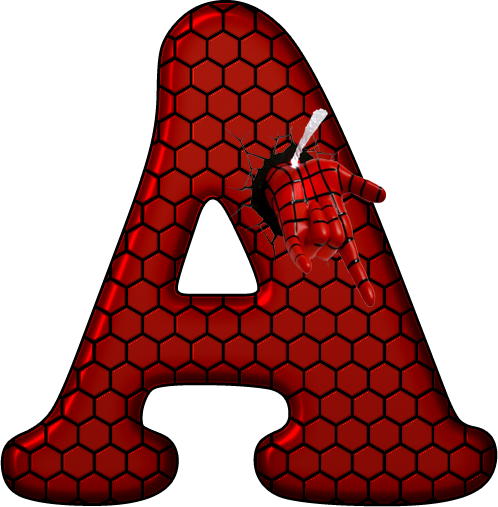 Alfabeto Homem Aranha Png - Letras Do Homem Aranha (498x507), Png Download