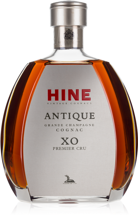 Antique Xo Bottle - Hine Antique Xo Premier Cru Xo Cognac (460x950), Png Download