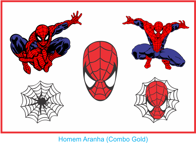 Homem Aranha Combo Gold - Personalised Spiderman Style Wallet Available In Black/pink/blue/red (652x652), Png Download