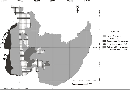 Mapa Geológico De Palmas To - Geology (455x314), Png Download
