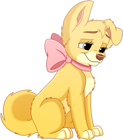 Angel Wallpaper Called Angel - Angel Lady And The Tramp Drawing (479x500), Png Download