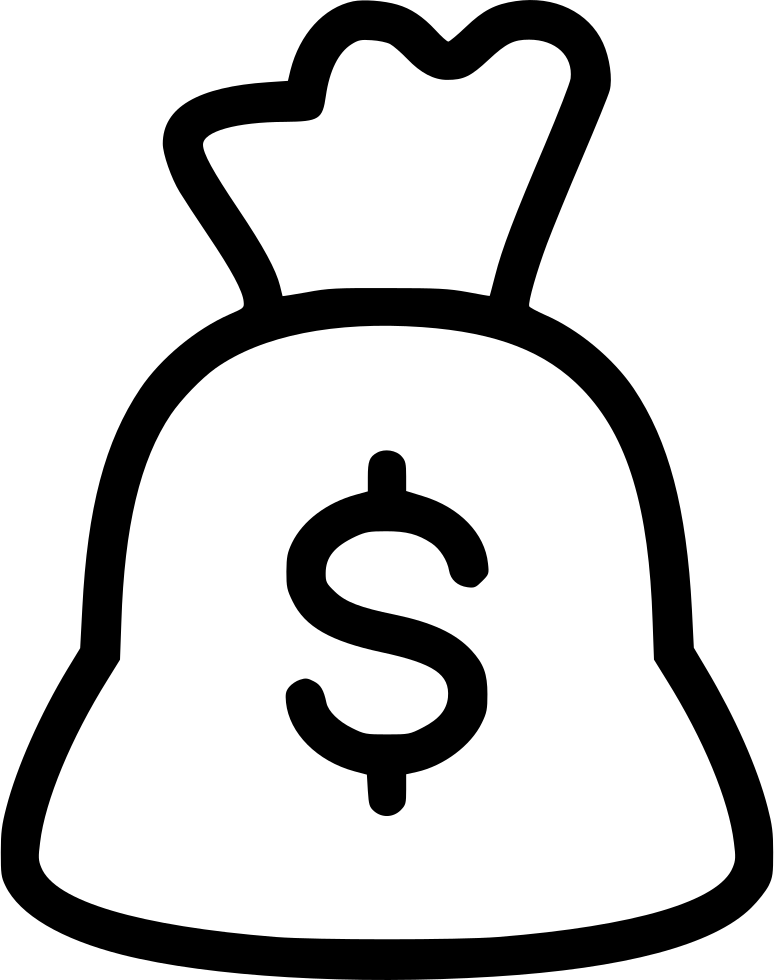 Money Bag Comments - Money Bag Icon Free Png (774x980), Png Download