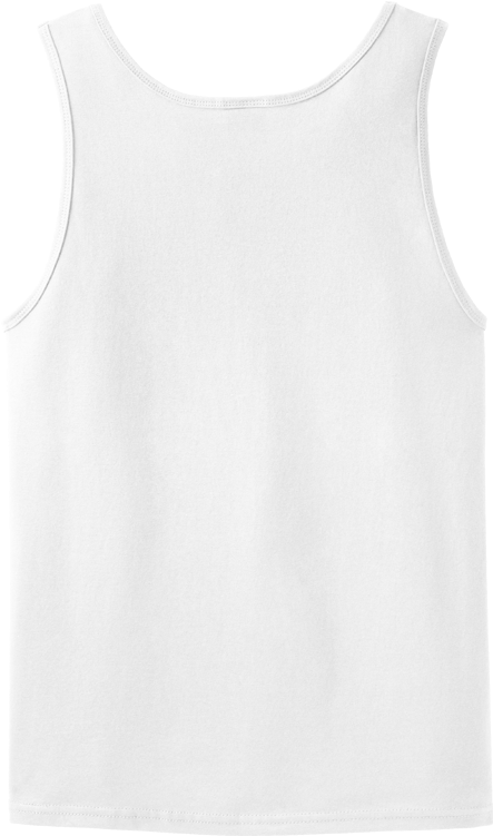 Gildan White Tank Top (750x750), Png Download