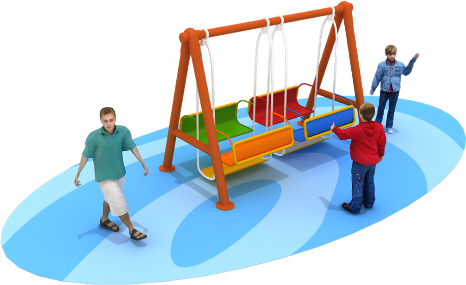 China Metal Kids Swing, China Metal Kids Swing Manufacturers - Swing (1000x750), Png Download