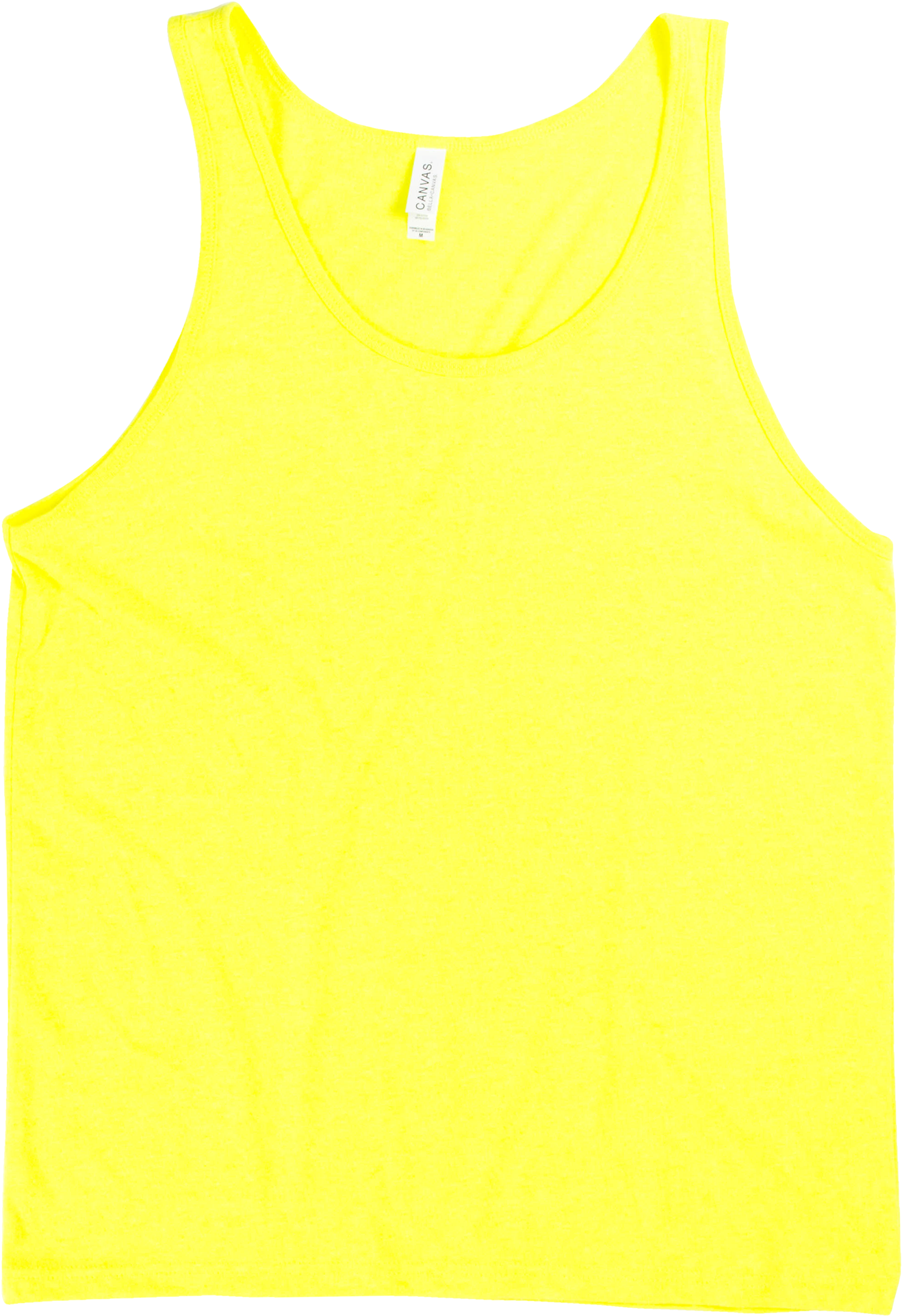 Neon Yellow - Active Tank (1808x2048), Png Download