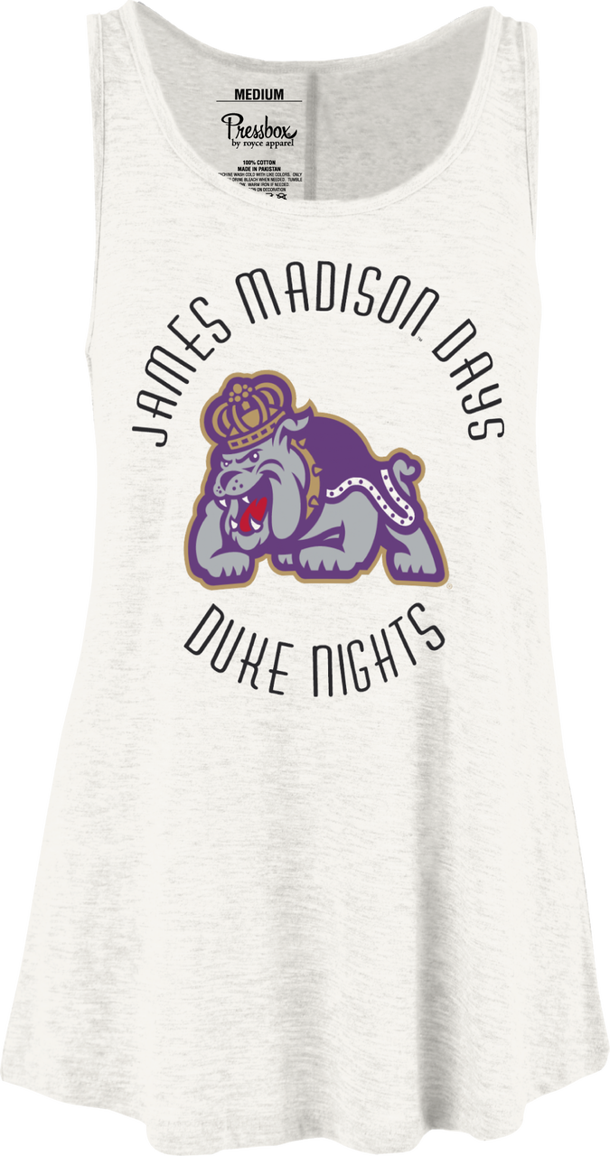 White Tank Top "days And Nights" - Victory Corps James Madison Dukes 3' X 5' Flag (675x1280), Png Download