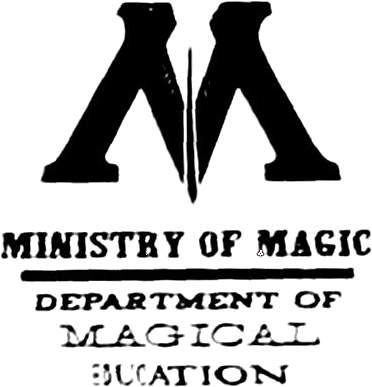 Department Of Magical Education Logo - Ministry Of Magic Harry Potter Logo (420x453), Png Download