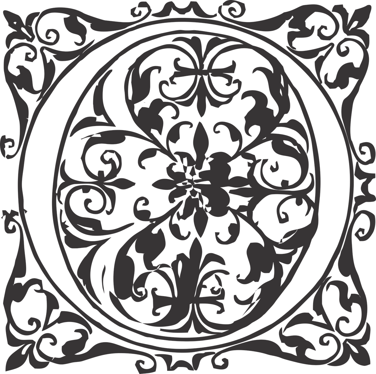 Ornament (1280x1273), Png Download