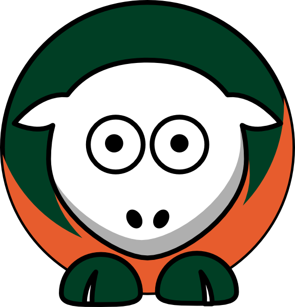 Miami Hurricanes (576x600), Png Download
