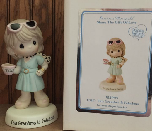Precious Moments Tgif - This Grandma Is Fabulous Figurine, (800x445), Png Download