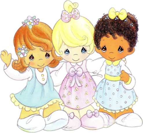 Tubes Enfants / Precious Moments - Share A Smile [book] (494x461), Png Download