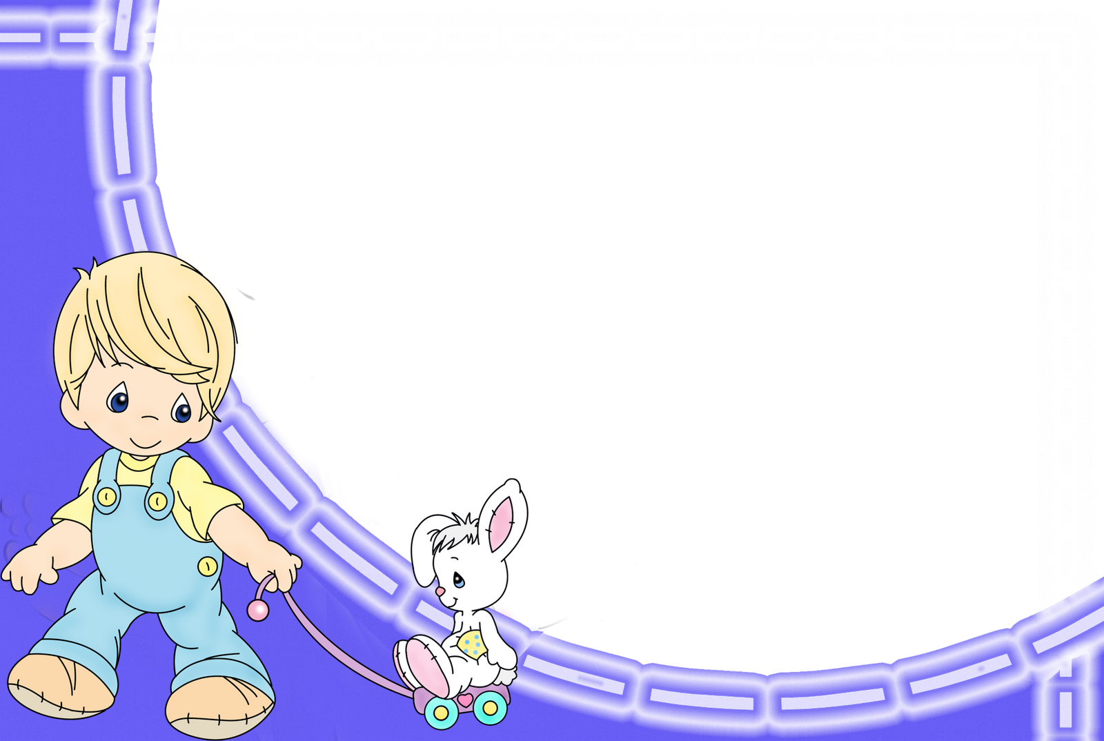 Marcos De Precious Moment Png - Baby Angel (1600x1074), Png Download
