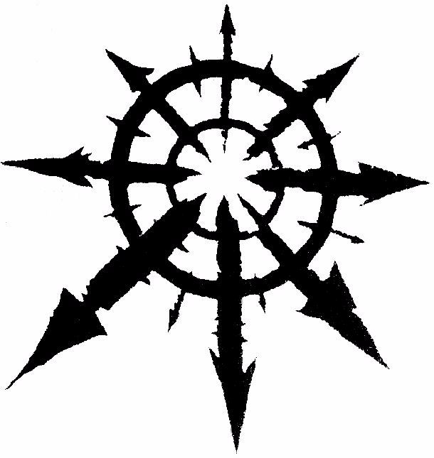 Chaos Star - Warhammer Chaos Star (610x645), Png Download