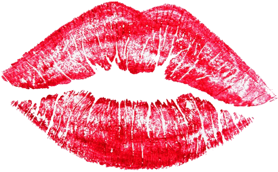Report Abuse - Red Lip Kiss (650x476), Png Download