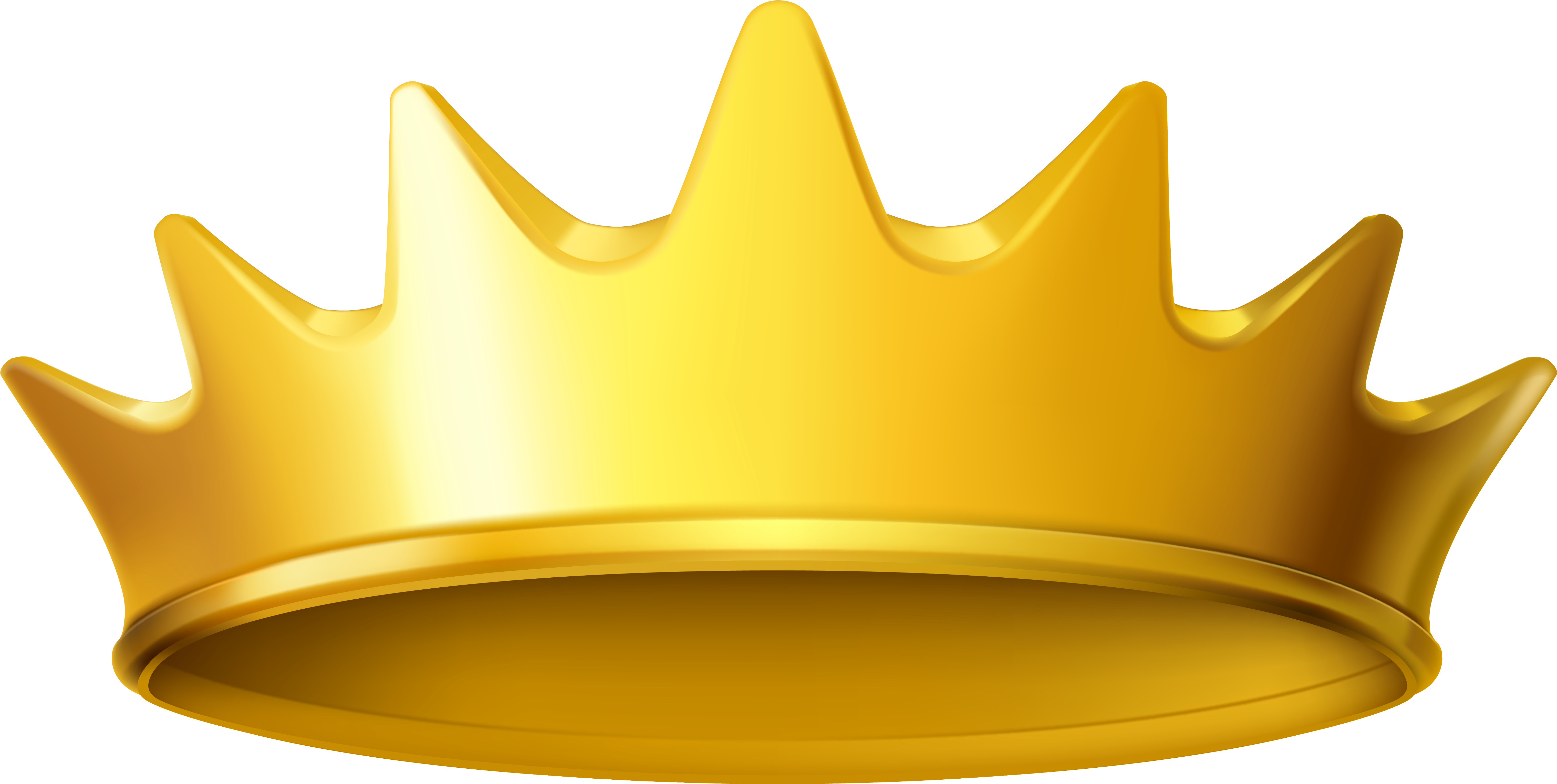 Png Royalty Free Download Crowns Clipart - Crown Clipart Transparent (6191x3119), Png Download