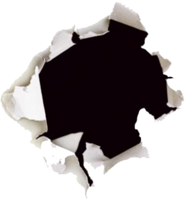 Download And Use Bullet Holes Png Clipart - Hole In Paper Png (367x400), Png Download