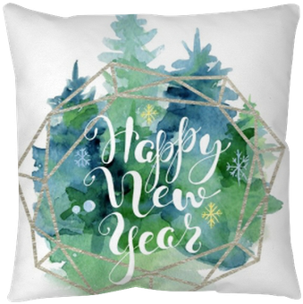 Christmas Tree Watercolor Card With Lettering Quote - Christmas Tree (400x400), Png Download