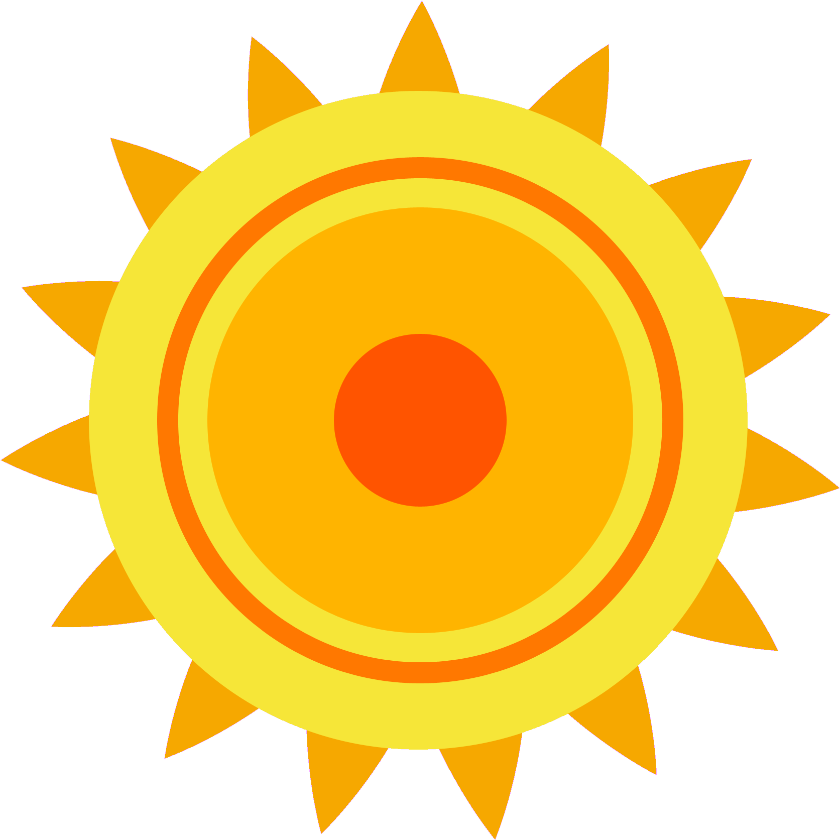 Vector Sun - Sun Transparent Background (2000x2000), Png Download