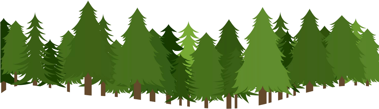 Forest Png Transparent Photo - Pine Trees Clipart Png (1280x896), Png Download
