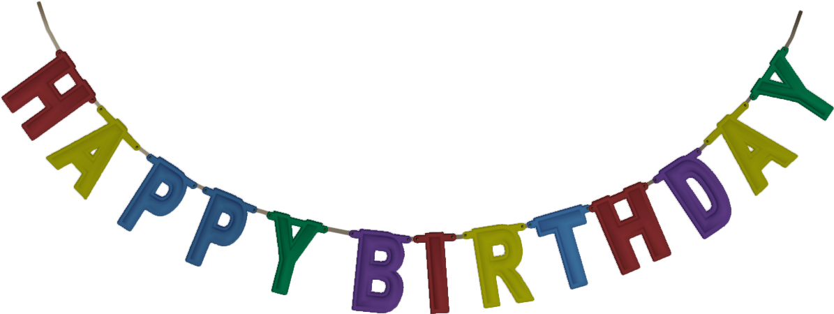 Clip Art Stock Birthday Transparent Happy Banner - Colorfulness (1263x540), Png Download
