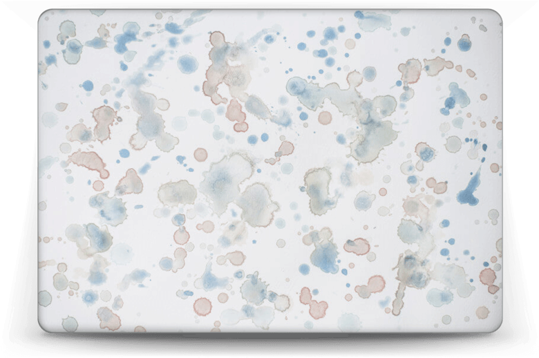 Lovely Watercolor Splash Skin For Your Laptop - Watercolor Painting (800x561), Png Download