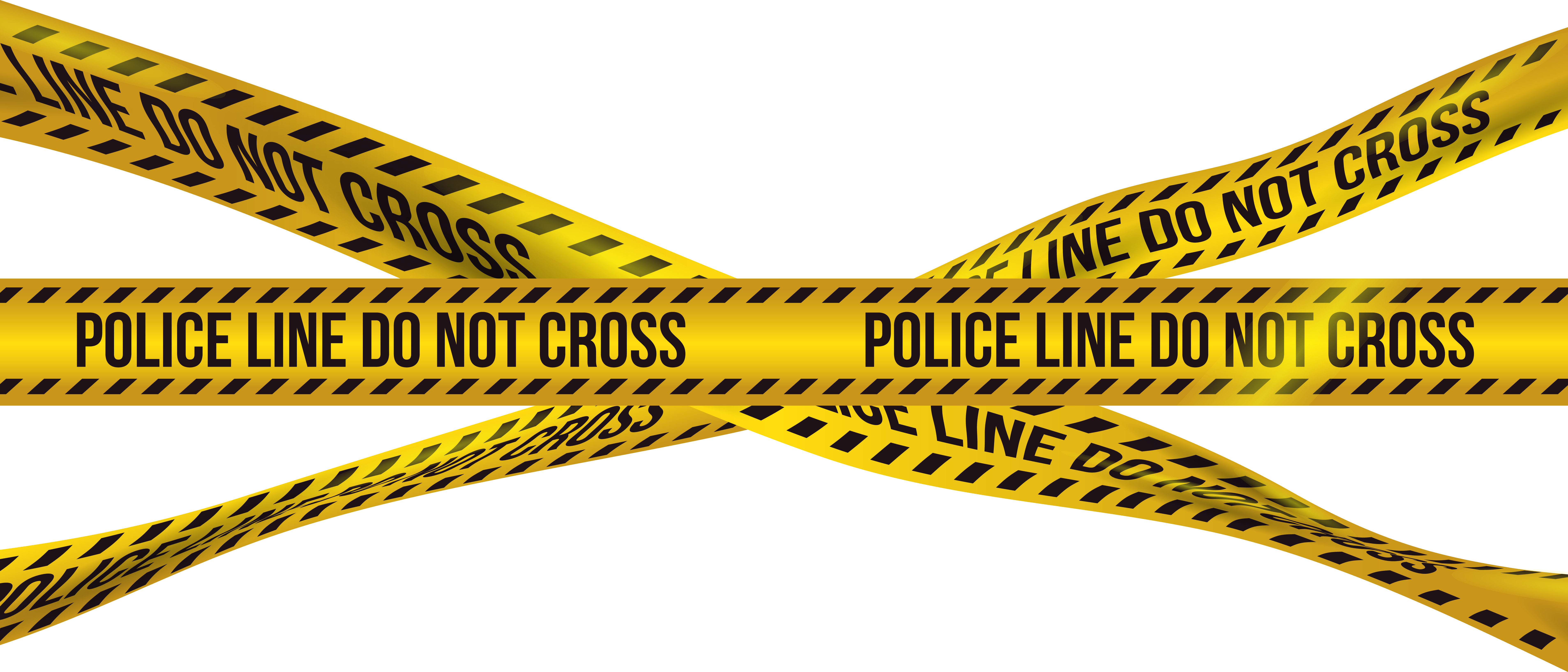 Police Tape Png (7632x3271), Png Download
