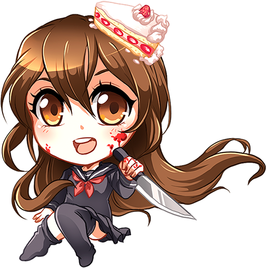 Miru - Anime Chibi Brown Hair Png (600x600), Png Download
