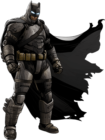Batman - Batman Standing In Full Armour Tote Bag (368x542), Png Download