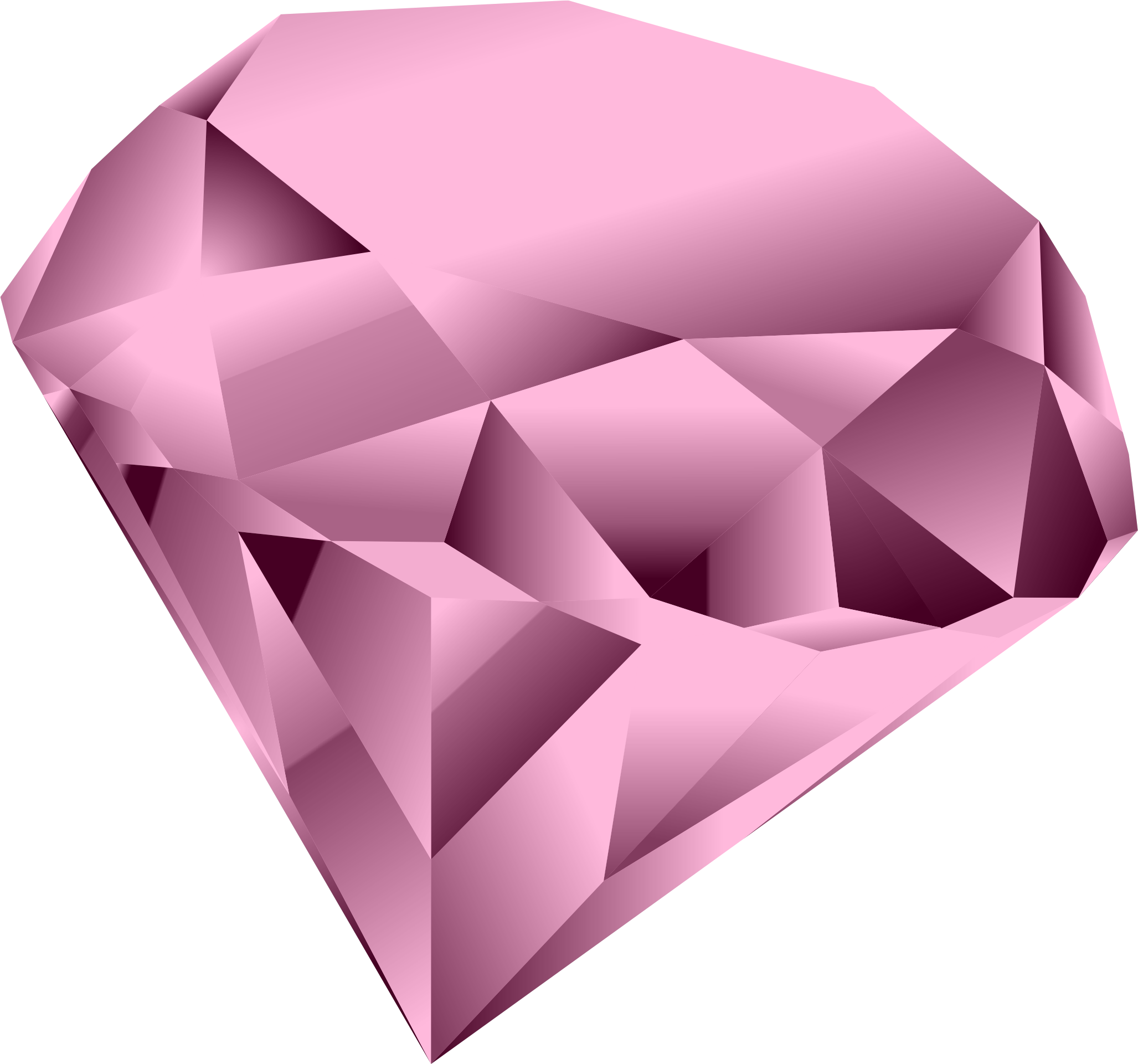Pink Diamond Gemstone Diamond Color Ring - Pink Diamond Clear Background (364x340), Png Download