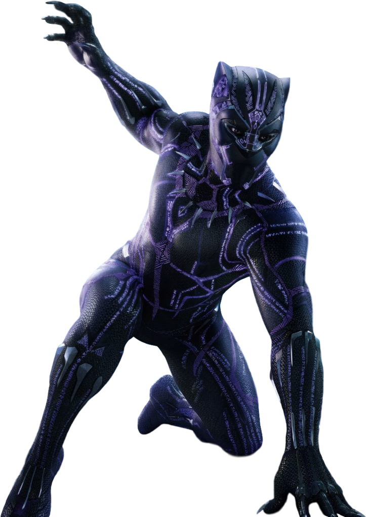 Download Hd Black Panther Png Images Black And White Download Eric Killmonger Marvel Wallpaper Hd Transparent Png Image Nicepng Com