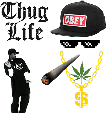 Thug Life Thug Life, Cat Memes - Thug Life Meme Transparent (400x400), Png Download