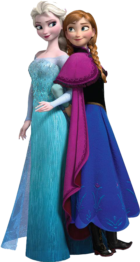 Elsa Y Anna Frozen Png Jpg Download - Frozen Png (744x1394), Png Download