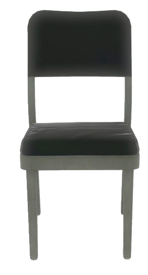 Fo4 Black Chair - Chair (415x571), Png Download