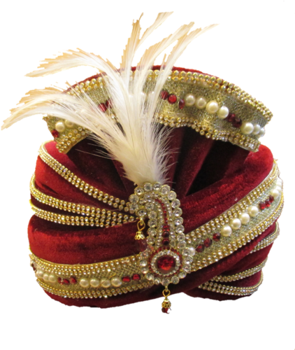 Dulha Turban - Fancy Turban (437x499), Png Download