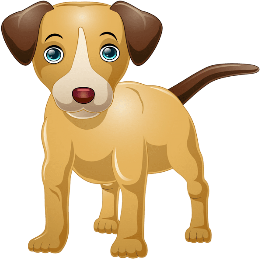 Dog Cartoon Png Clip Art Image - Dog (600x598), Png Download