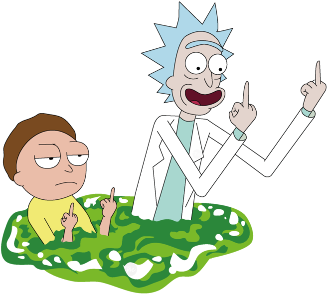 Rick & Morty Png Clip Library - Rick And Morty Png (915x874), Png Download