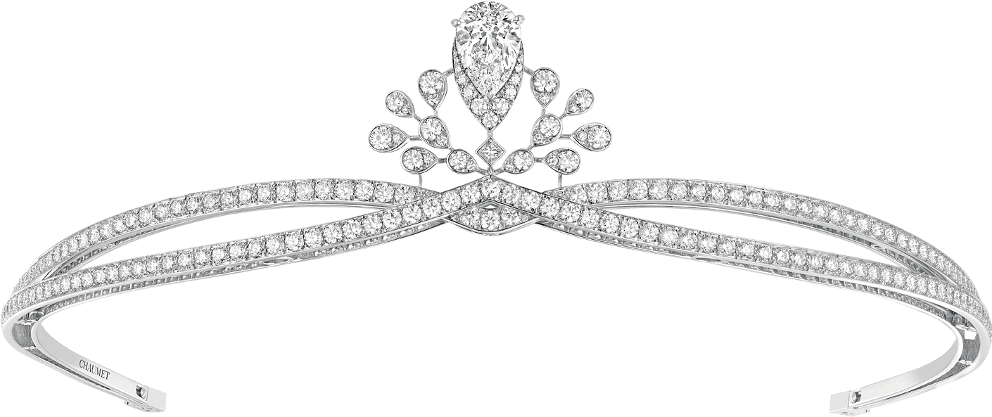 Tiara-josephine - Chaumet Tiara Price (1602x778), Png Download