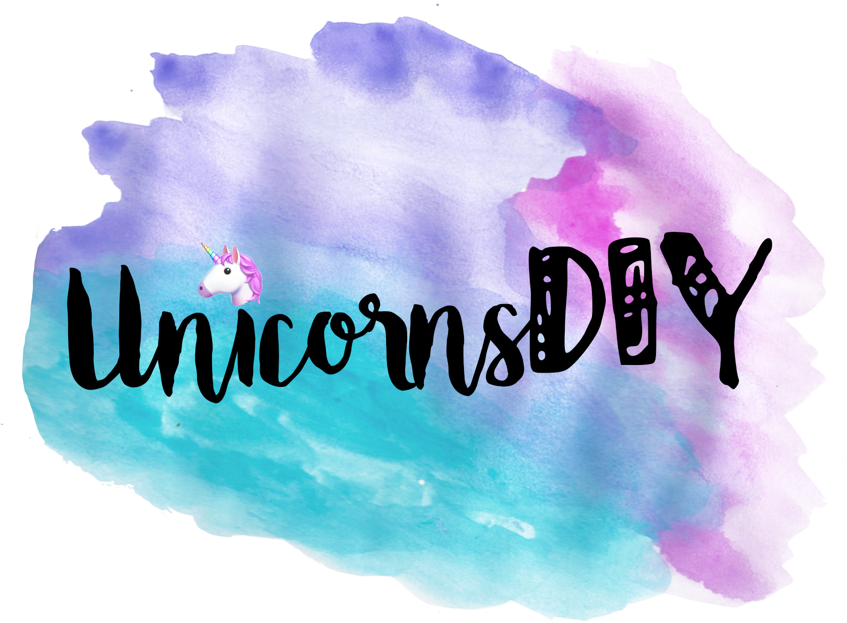 Unicornsdiy Logo - Calligraphy (1664x1227), Png Download