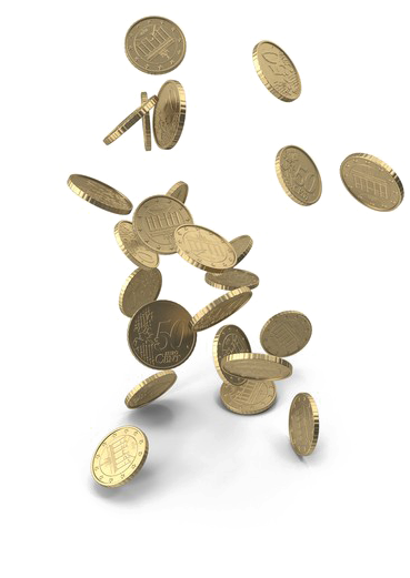 Falling Coins Png Transparent Picture - Portable Network Graphics (600x600), Png Download
